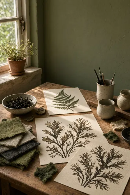 Kelp ink, still wet.