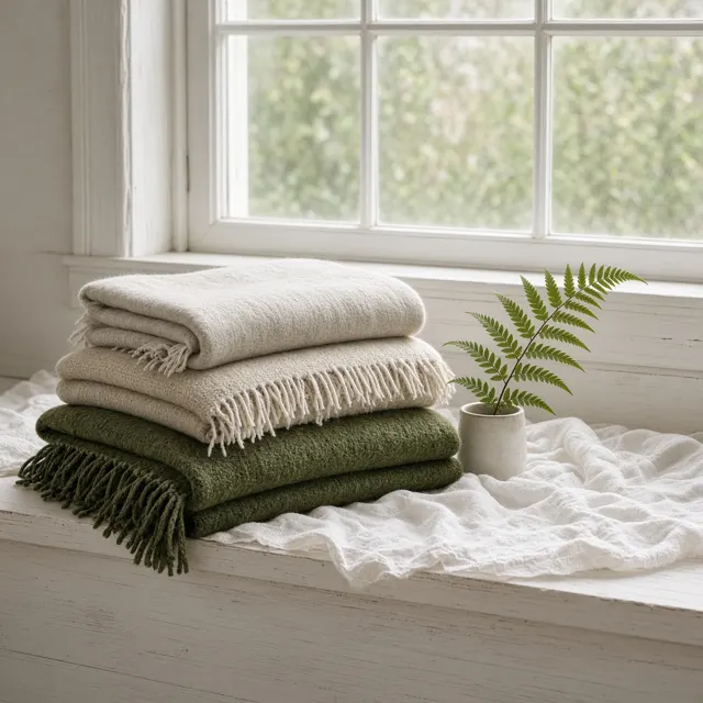 Wool by the window.
